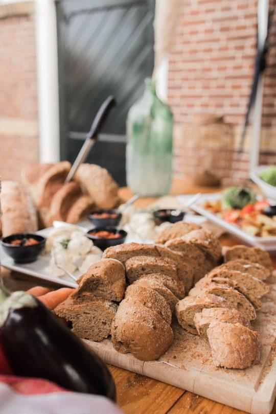 Vloergebakken brood en smeersels 🌱